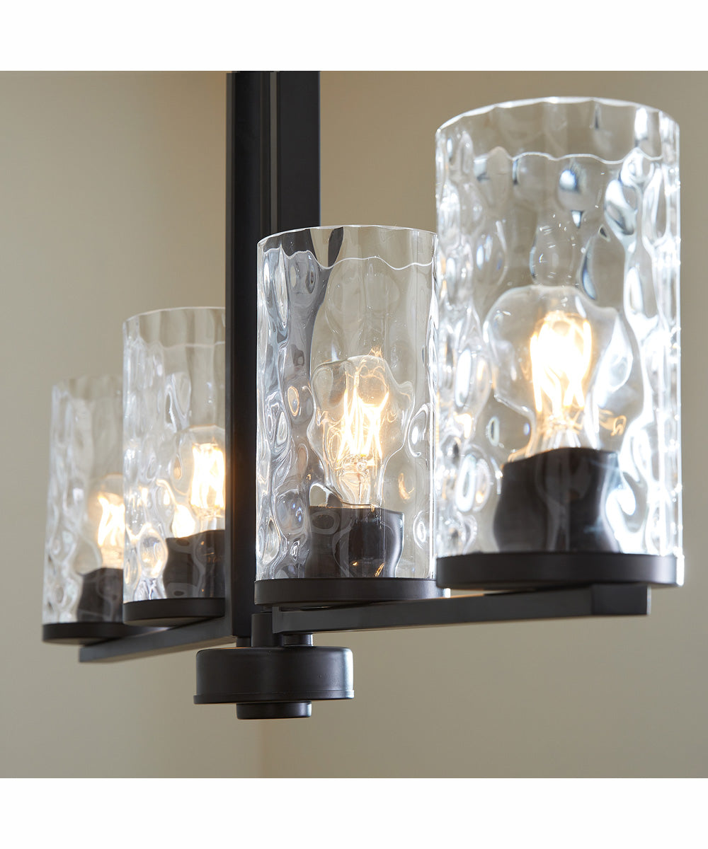 Steinway 4-light Chandelier Matte Black