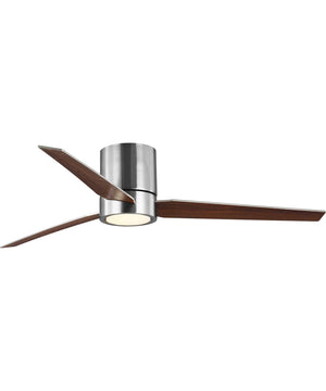 Braden 56" 3-Blade Indoor Hugger Ceiling Fan Brushed Nickel