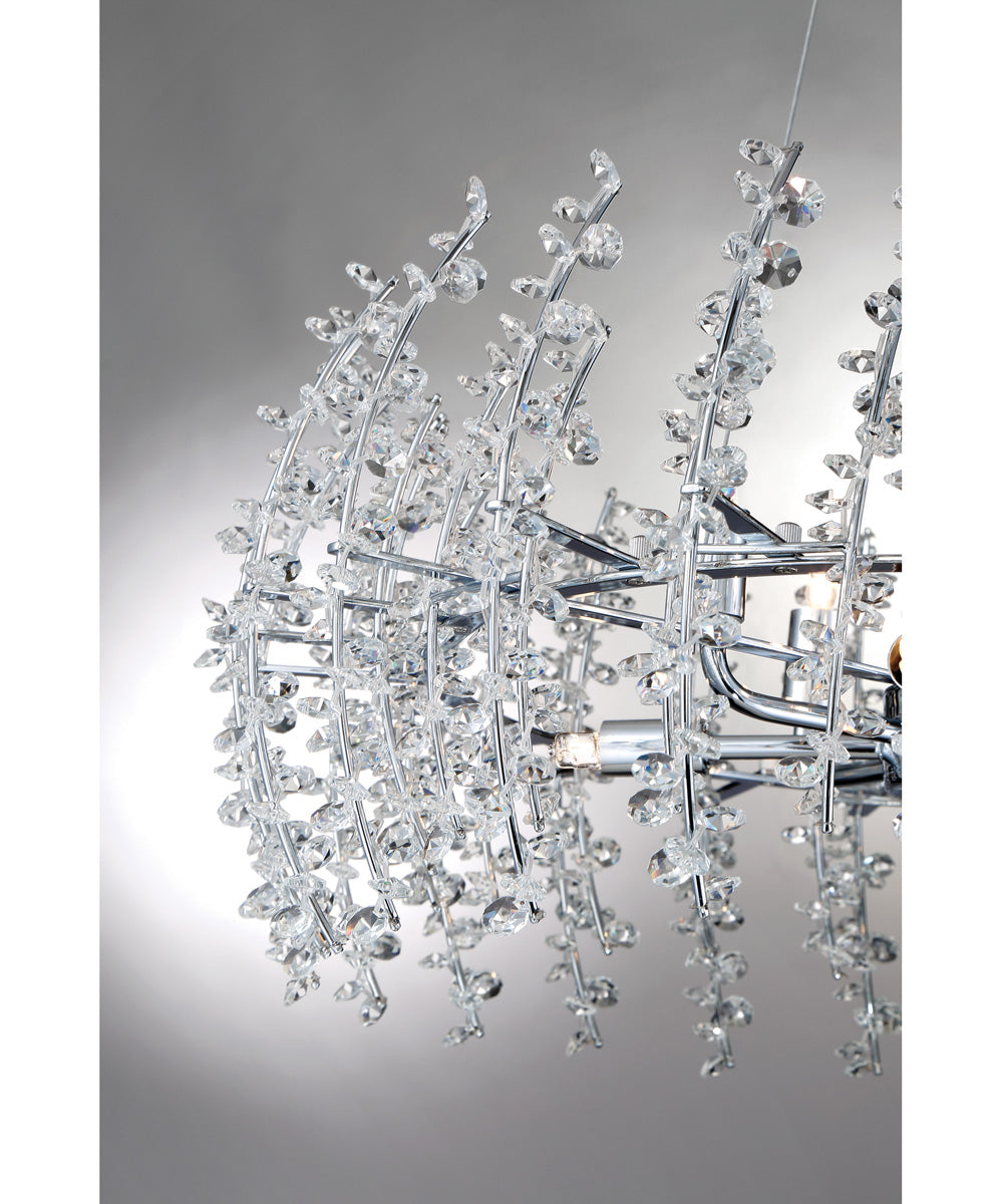 Valla 8-light Pendant Polished Chrome