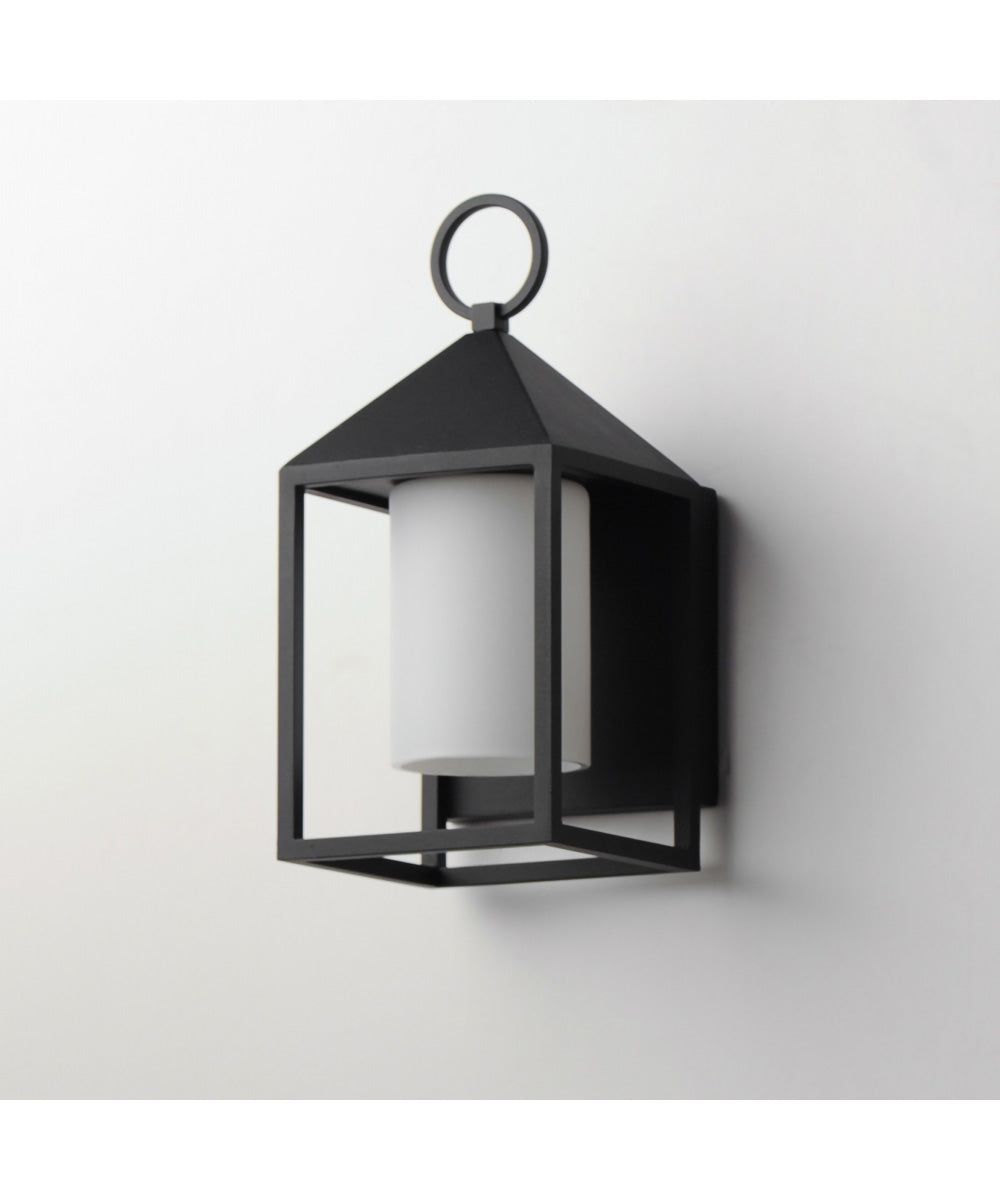 Aldous 1-Light Small Outdoor Sconce Black