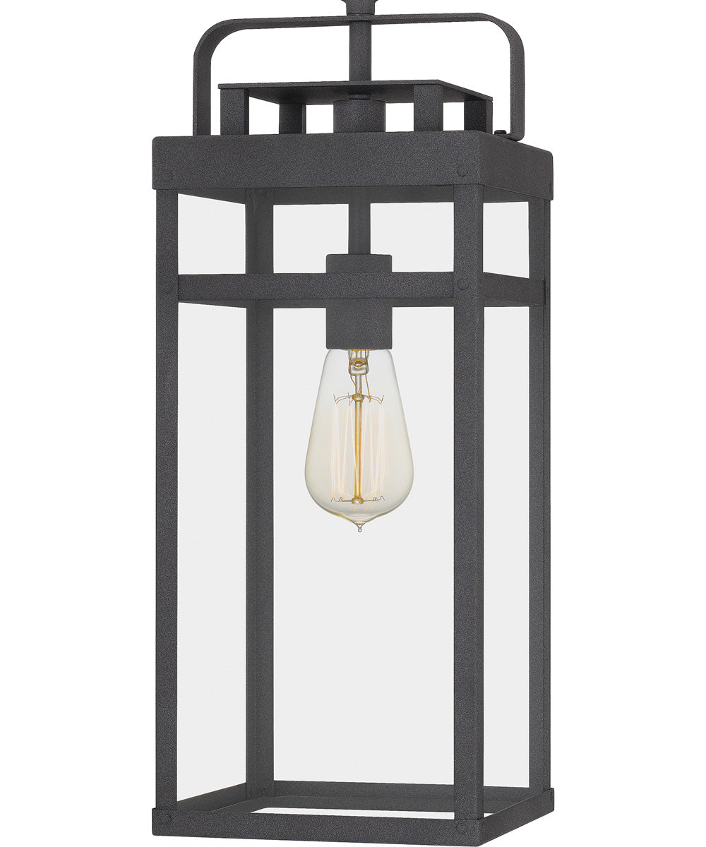 Keaton Large 1-light Outdoor Pendant Light  Coastal Armour Aluminum Mottled Black