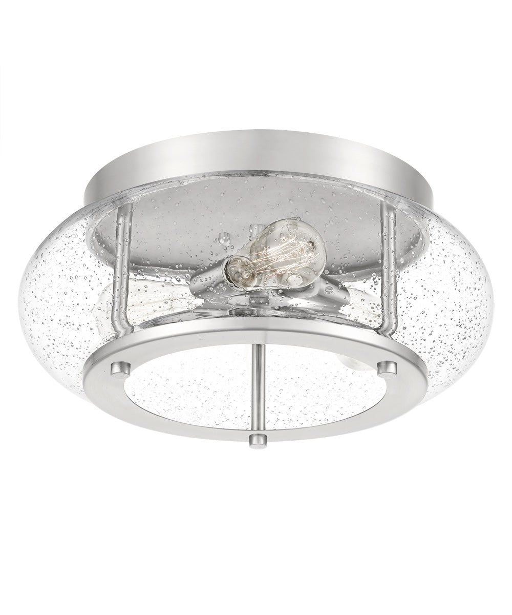 Trilogy 3-light Flush Mount Brushed Nickel