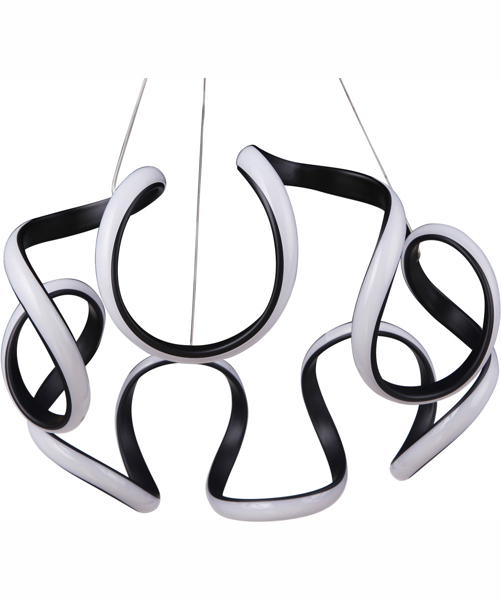 Pulse 1-Light Pendant Flat Black