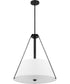 Brewster 3-Light Pendant Black