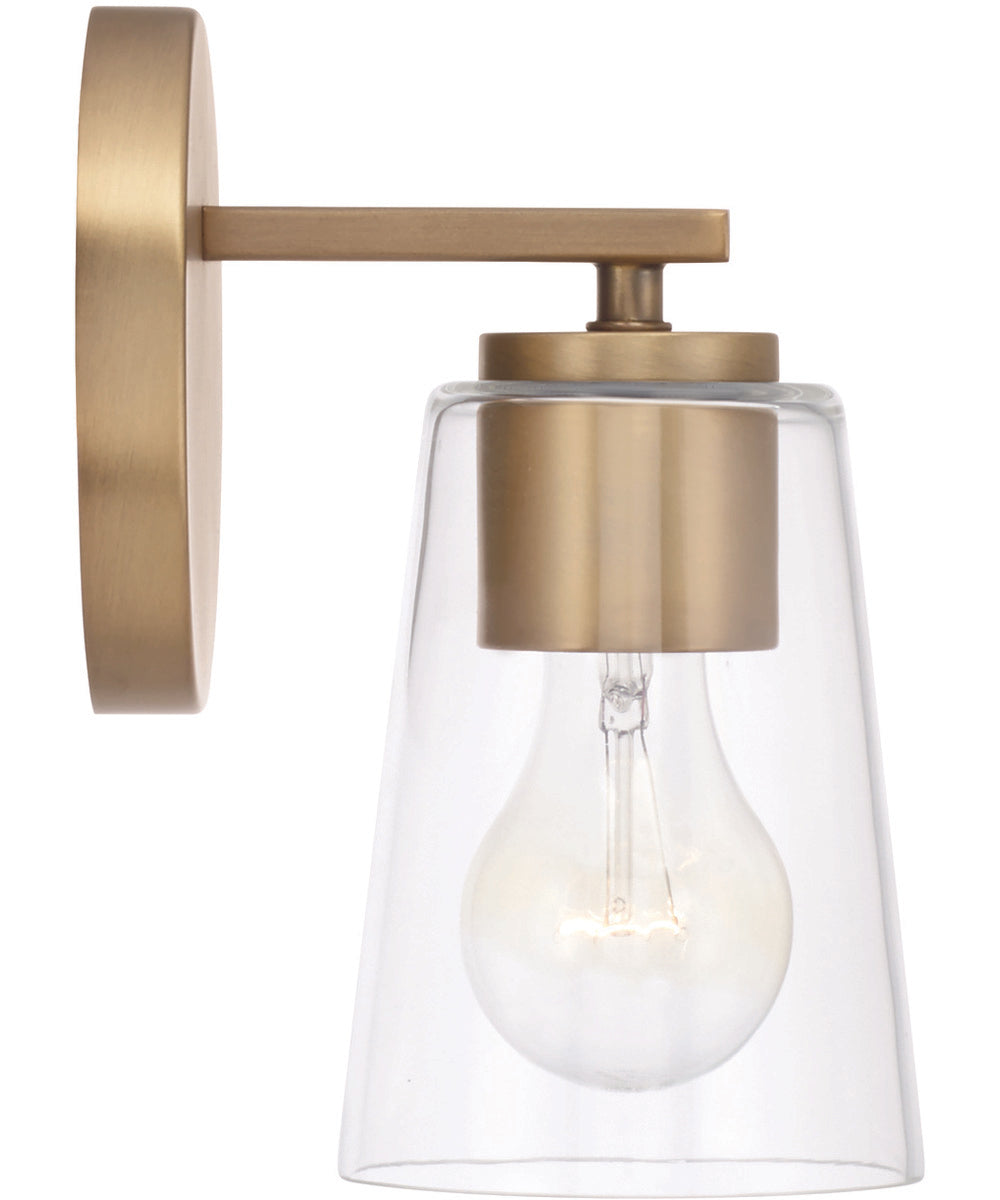 Portman 1-Light Sconce Aged Brass