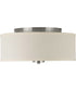 Inspire 2-Light 13" Flush Mount Brushed Nickel