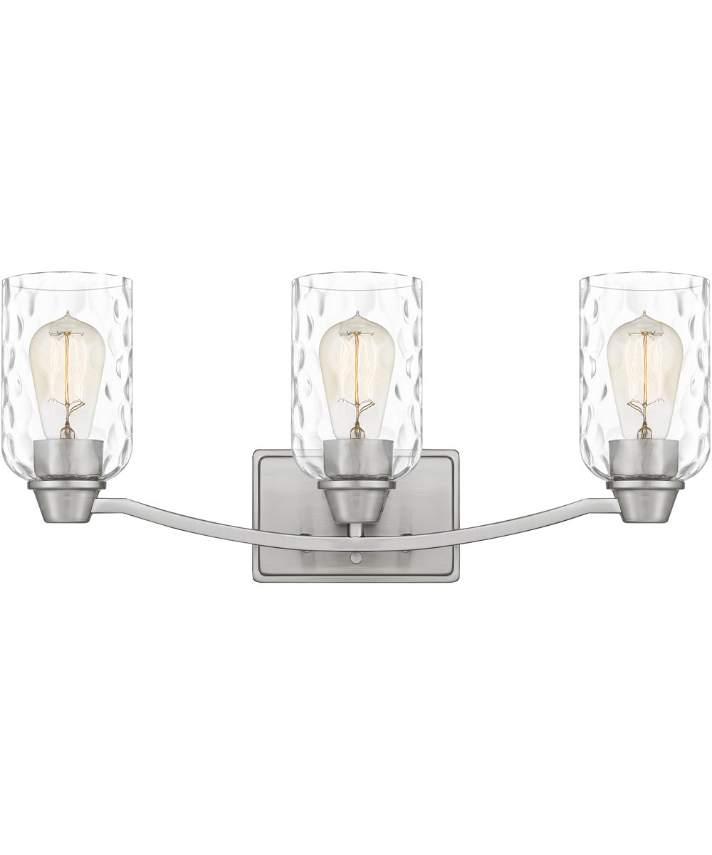 Acacia Large 3-light Bath Light Brushed Nickel