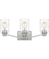 Acacia Large 3-light Bath Light Brushed Nickel