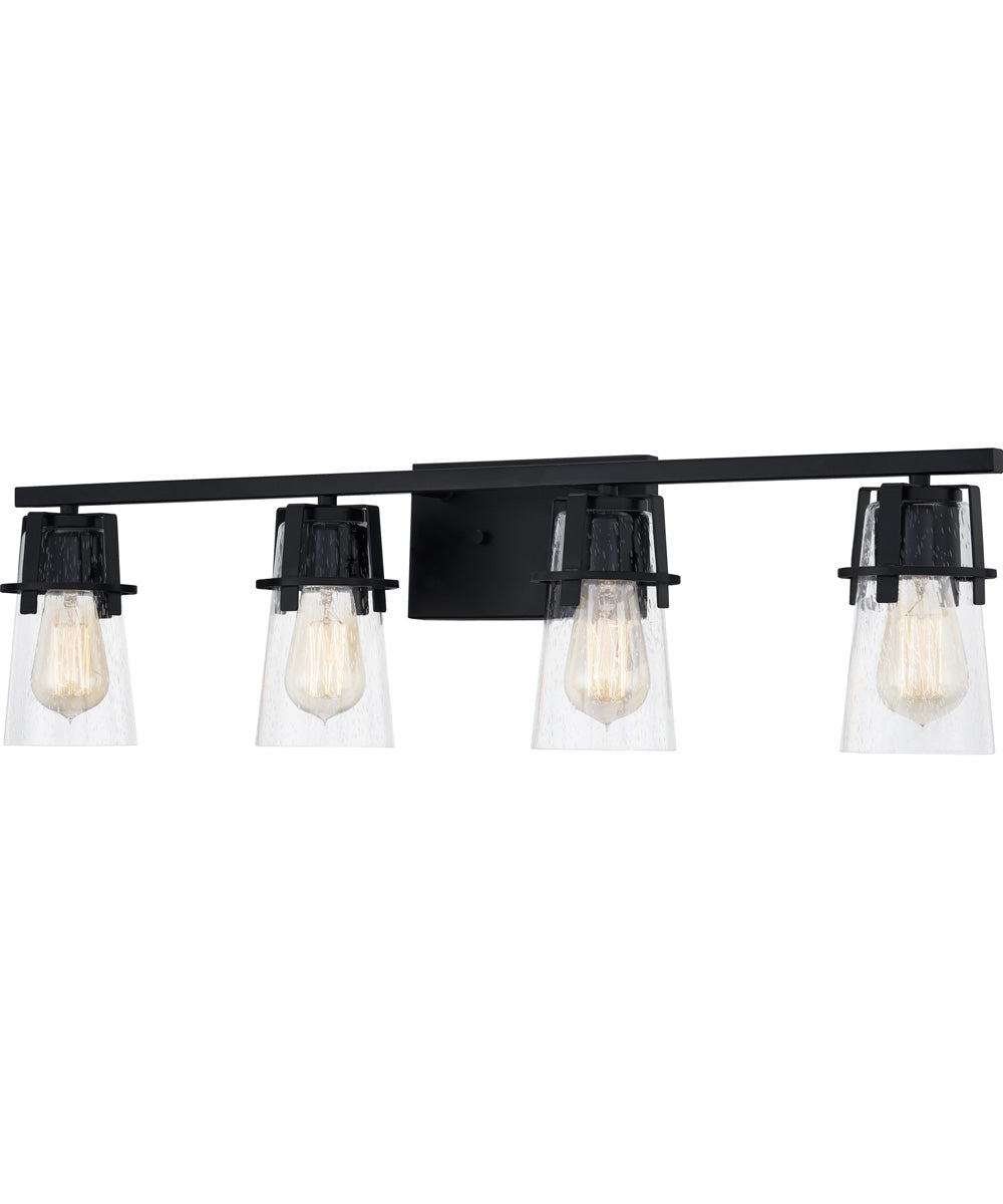 Knox Extra Large 4-light Bath Light Matte Black