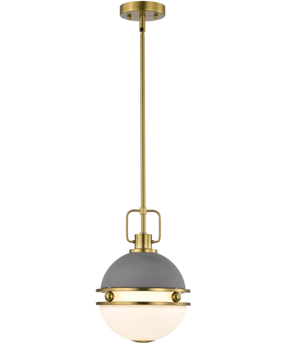 Everton 1-Light Pendant Matte Gray