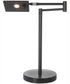 Pharma Collection 1-Light Led Desk Lamp Dark Bronze With Usb Charging Port