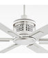 80" Zeus Patio Ceiling Fan Satin Nickel