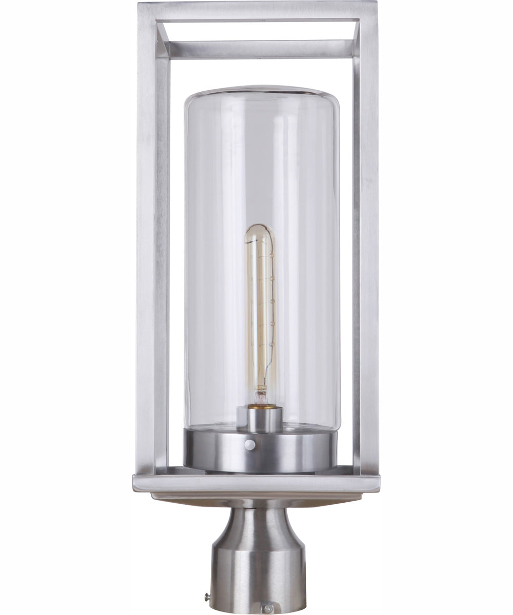 Neo 1-Light Outdoor Post Mount Satin Aluminum