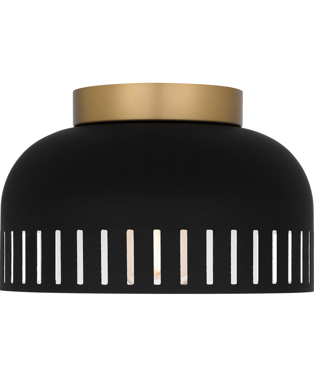 Quoizel Flush Mount Small 1-light Flush Mount Matte Black