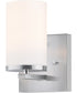 Lateral 1-Light Bath Vanity Satin Nickel