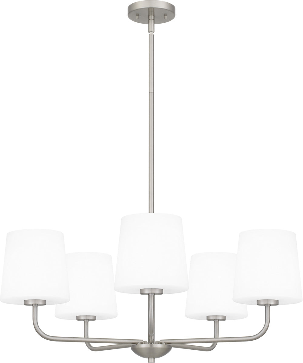 Gallagher 5-light Chandelier Brushed Nickel