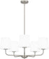 Gallagher 5-light Chandelier Brushed Nickel