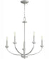 Reyes 5-light Chandelier Classic Nickel