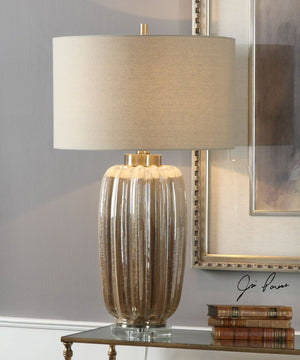 30"H Gistova Gold Table Lamp