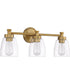 Henning 3-Light Vanity Satin Brass