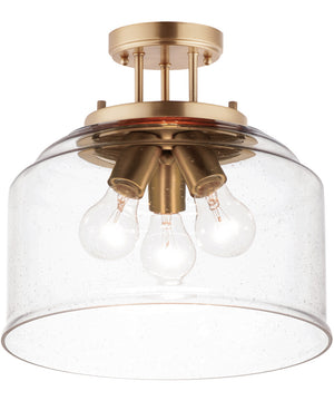 Acadia 3-Light Semi-Flush Mount Heritage