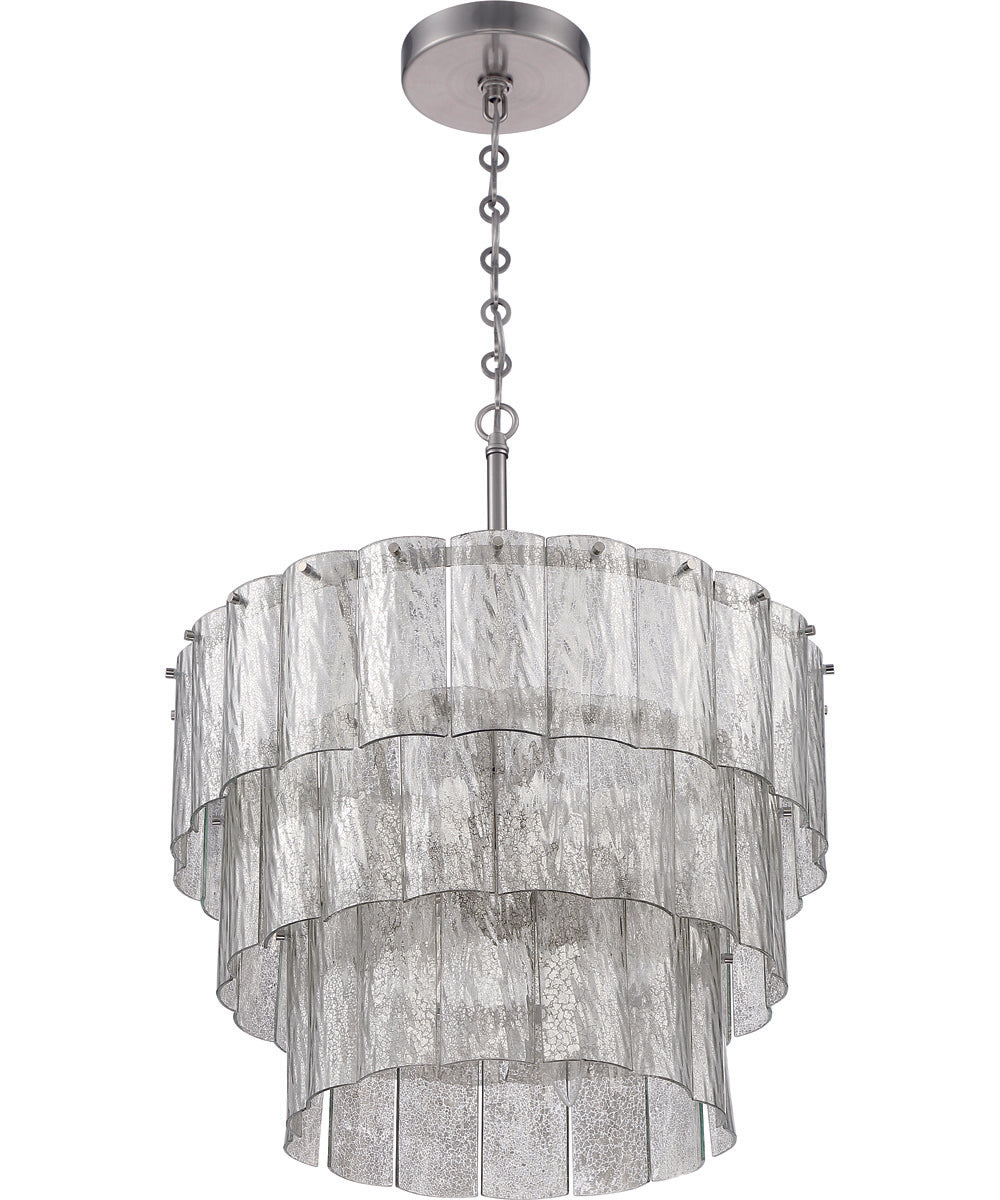 Museo 9-Light Pendant Brushed Polished Nickel