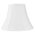 14"W x 11"H SLIP UNO FITTER White Bell Shantung Lampshade