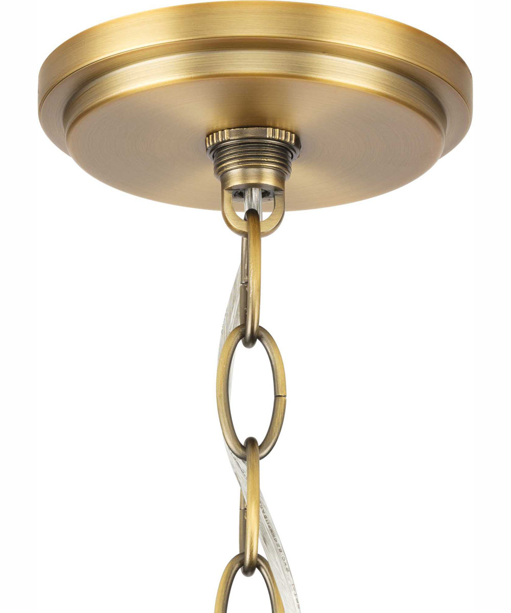 Gilliam 9-Light New Traditional Chandelier Vintage Brass