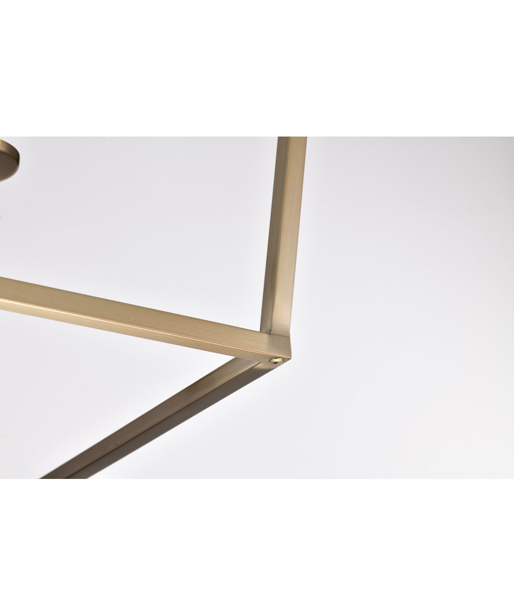 Emma 4-Light Pendant Burnished Brass