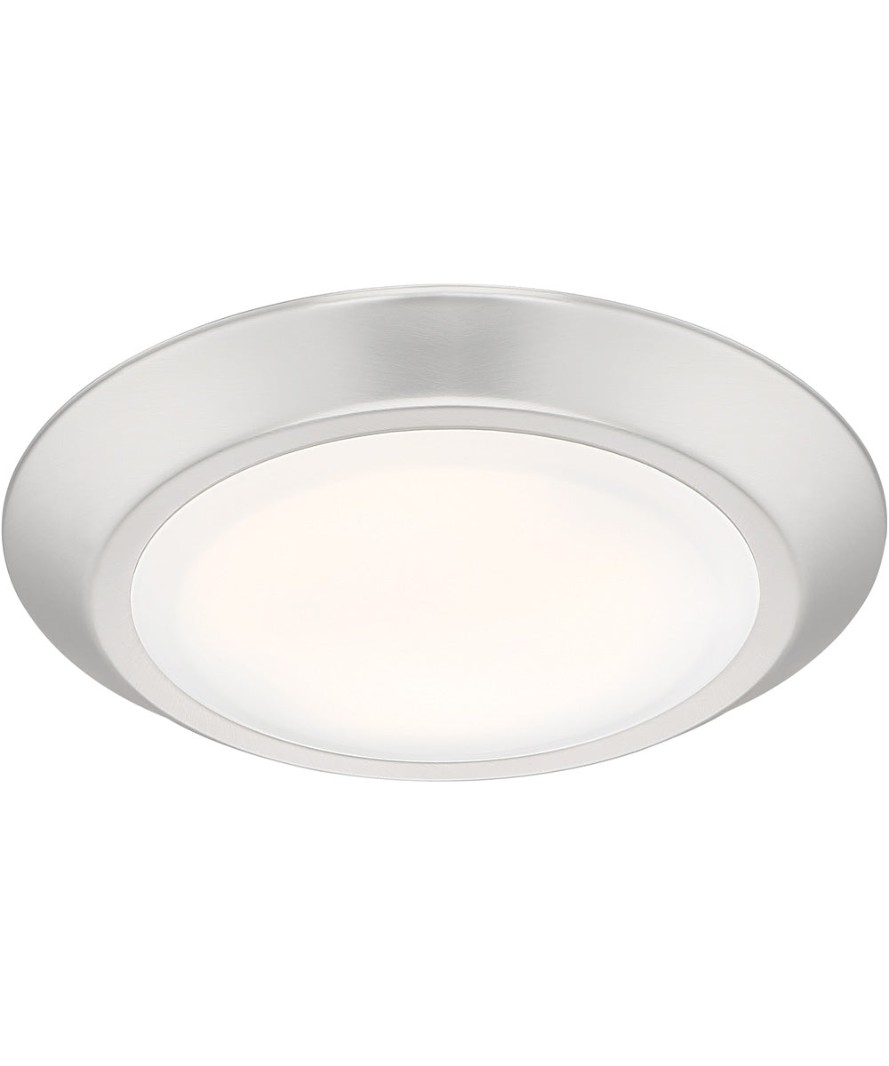 Verge  Flush Mount Brushed Nickel