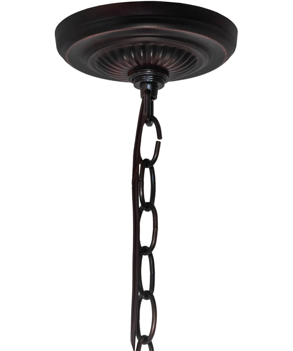 20" Wide Roseborder Pendant