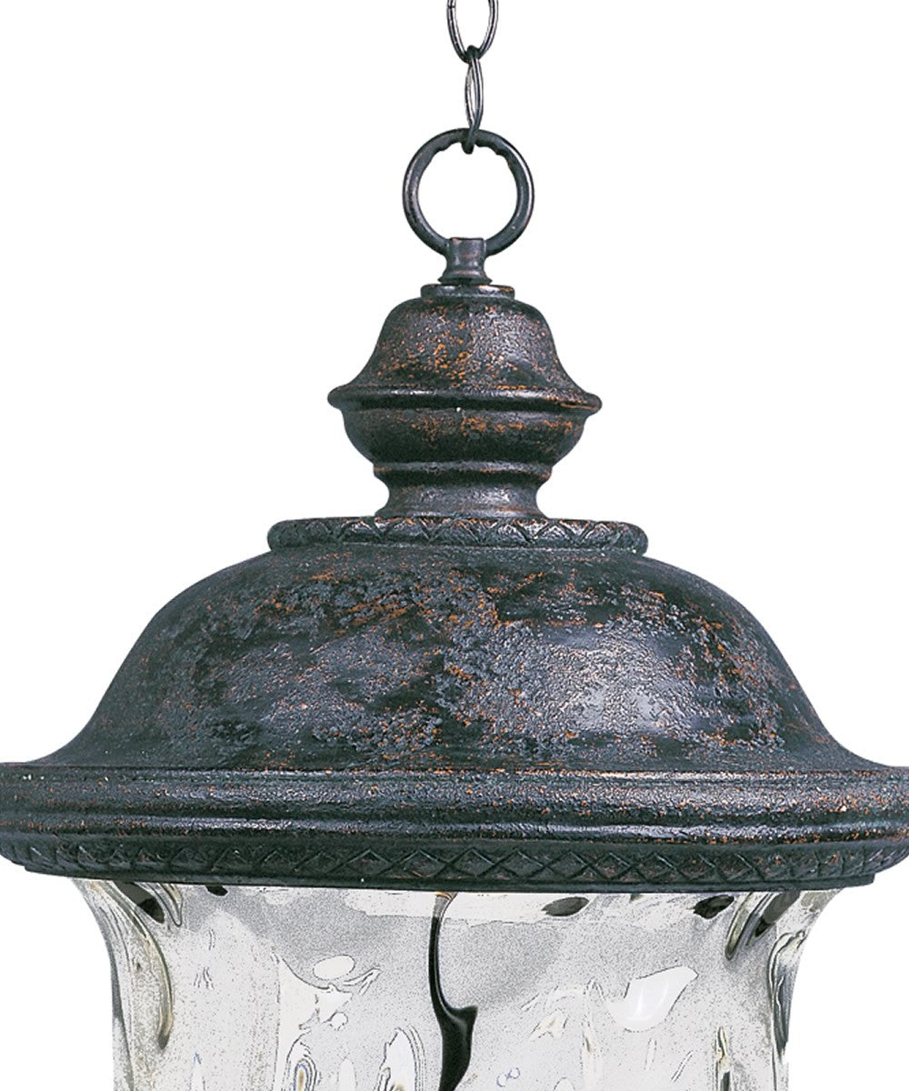 Maxim Carriage House Vivex 3-Light Outdoor Hanging Lantern Oriental Bronze 40427WGOB