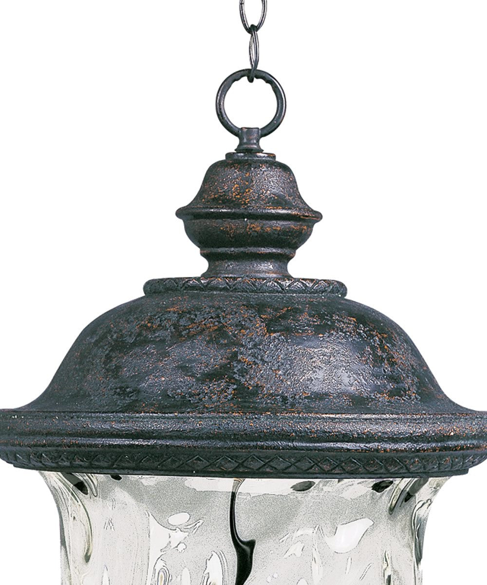 Maxim Carriage House Vivex 3-Light Outdoor Hanging Lantern Oriental Bronze 40428WGOB