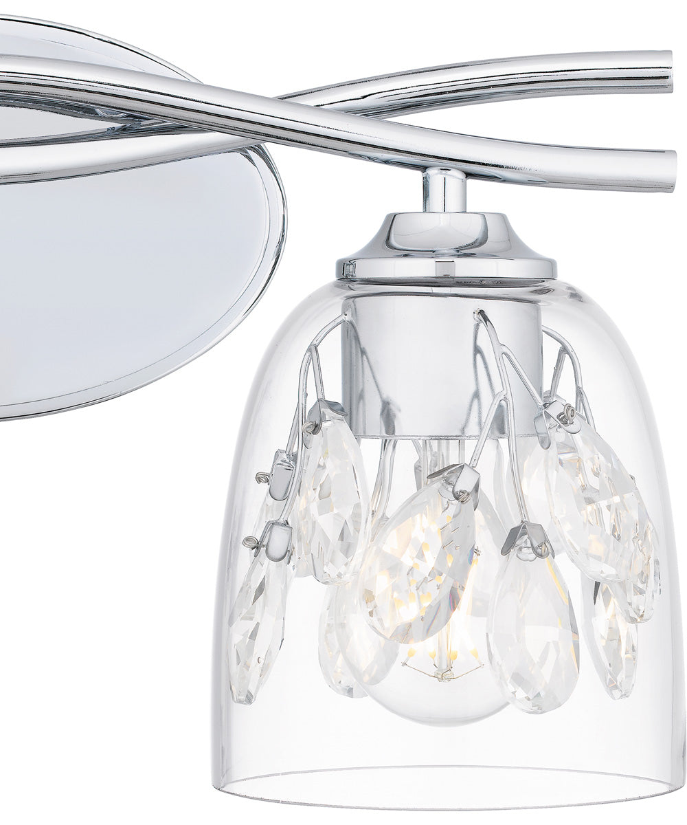 Ansley Medium 2-light Bath Light Polished Chrome