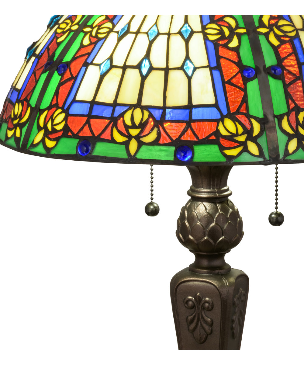 25"H Fleur-de-lis Table Lamp