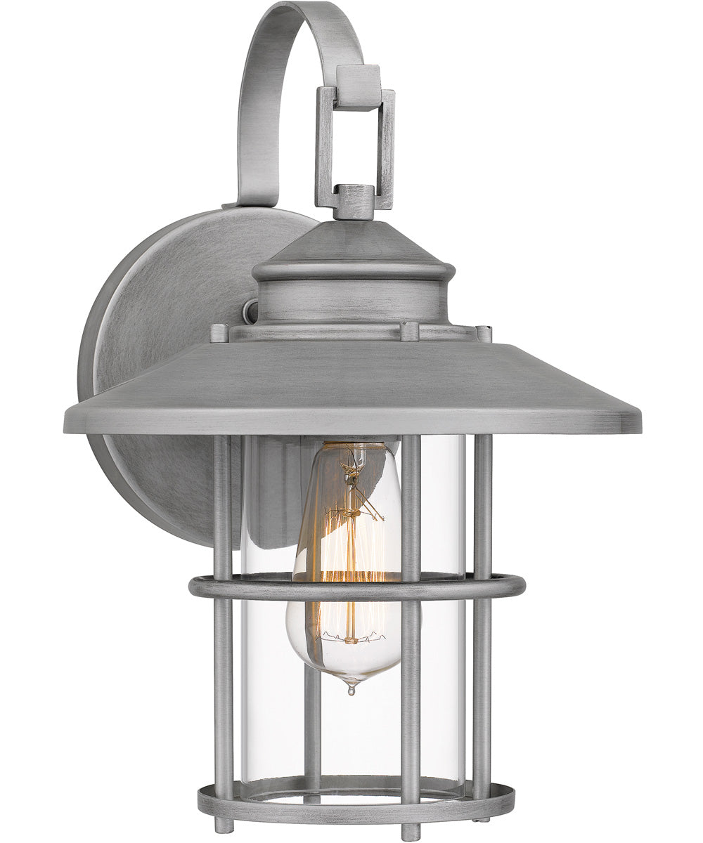 Lombard Medium 1-light Outdoor Wall Light  Coastal Armour Aluminum Antique Brushed Aluminum