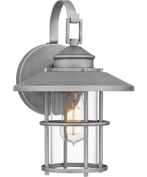 Lombard Medium 1-light Outdoor Wall Light  Coastal Armour Aluminum Antique Brushed Aluminum