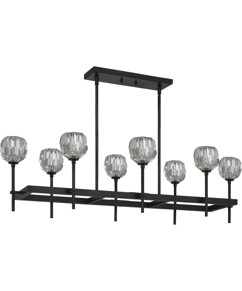 Regalia 8-light Island Light Matte Black