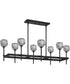 Regalia 8-light Island Light Matte Black