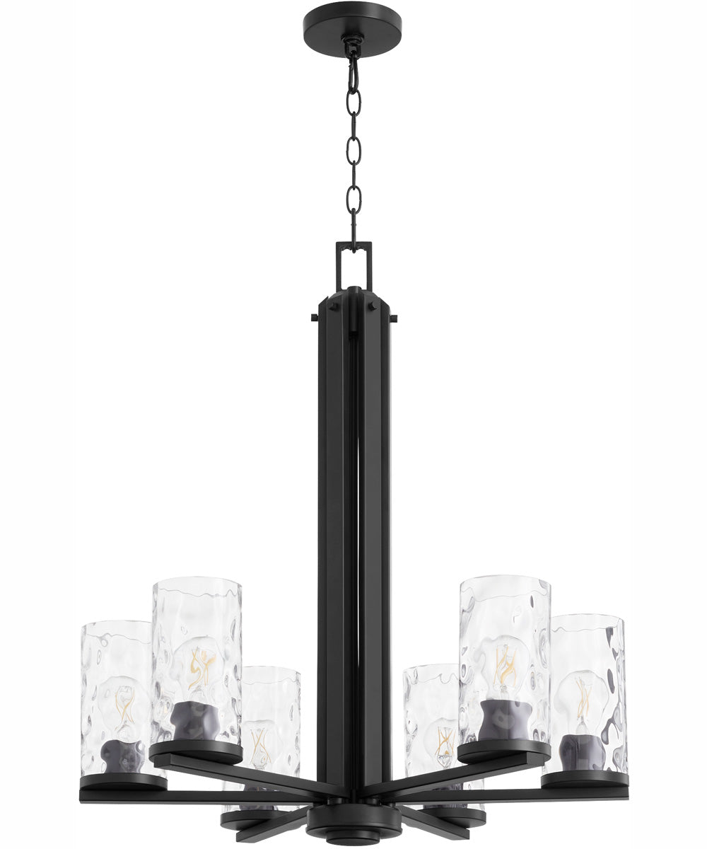 Steinway 6-light Chandelier Matte Black