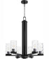 Steinway 6-light Chandelier Matte Black