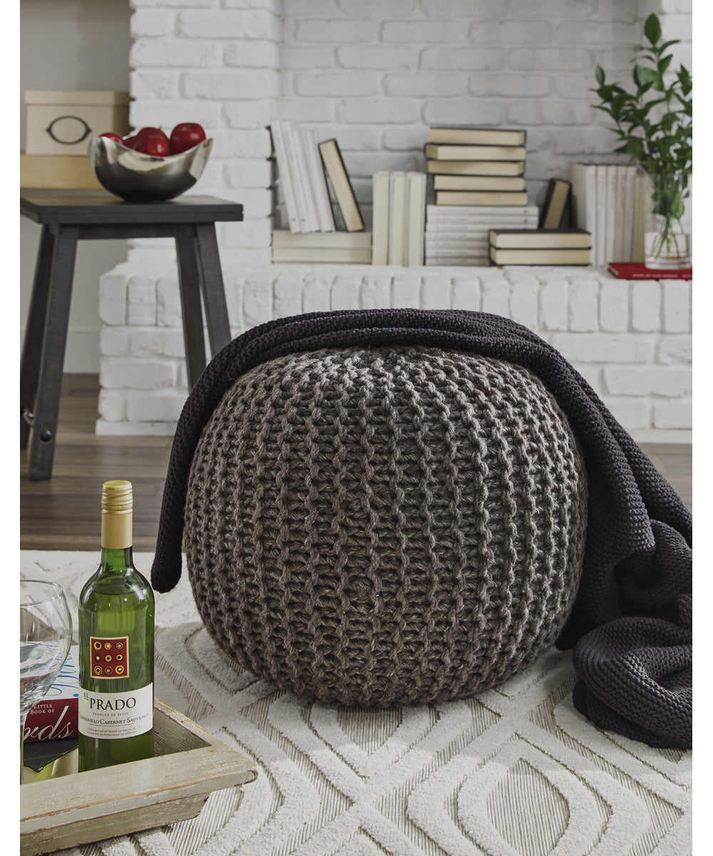 Latricia Pouf Charcoal
