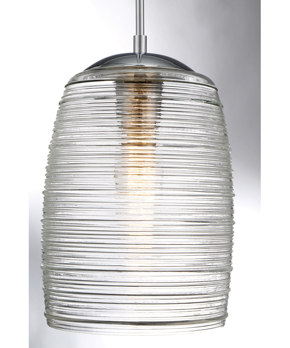 Rebound Small 1-light Mini Pendant Polished Chrome