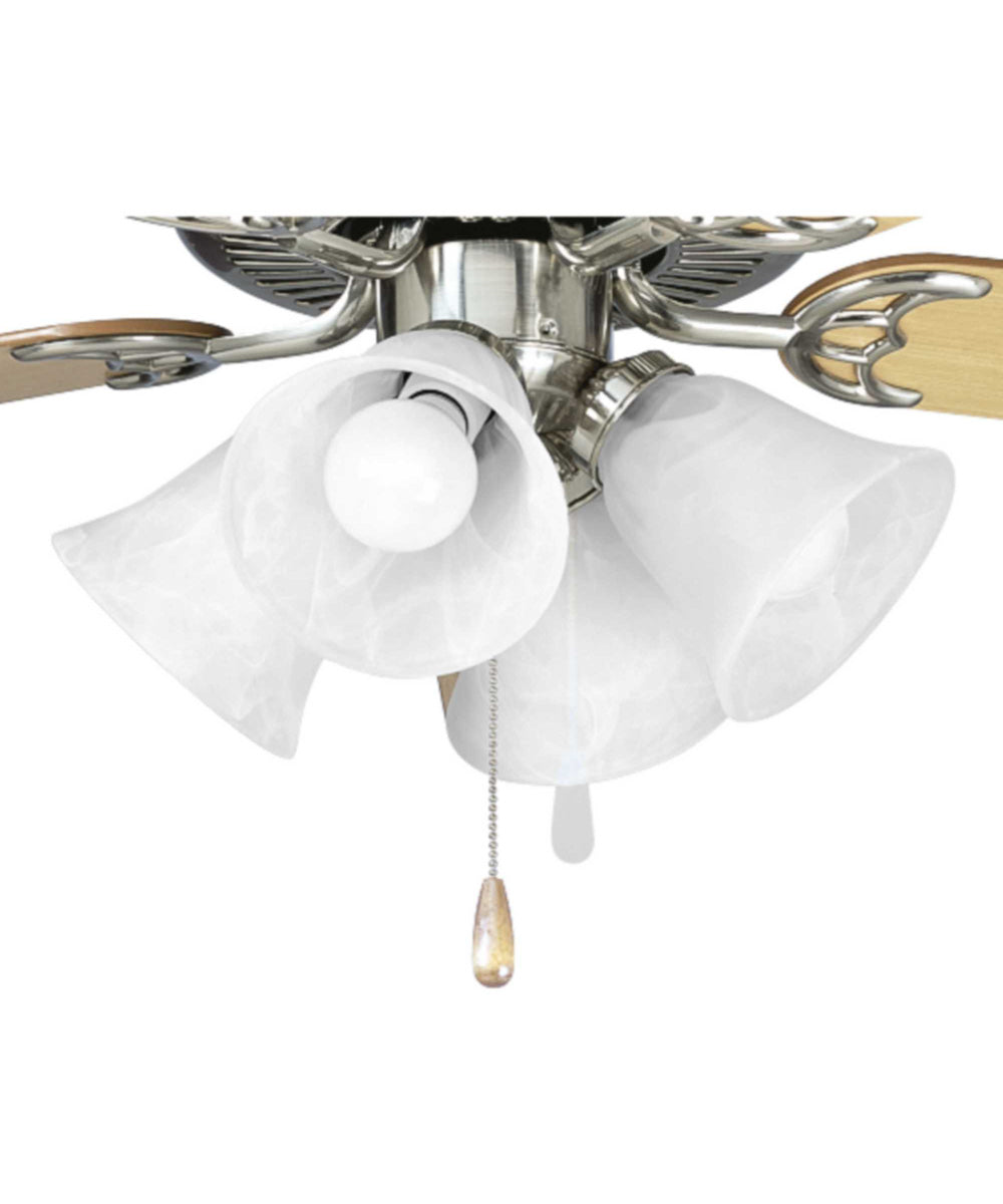 AirPro 4-Light Ceiling Fan Light Brushed Nickel