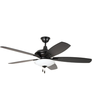 52" Jamison 1-Light LED Ceiling Fan (Blades Included) Matte Black