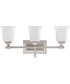 Nicholas Large 3-light Bath Light Brushed Nickel
