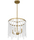 Apelle Large 4-light Pendant Aged Brass