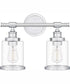Dixie Medium 2-light Bath Light Polished Chrome