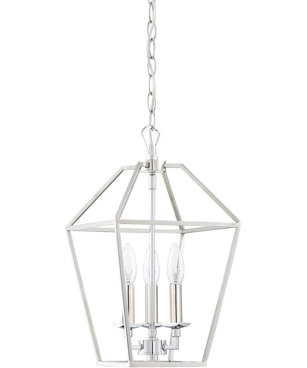 Aviary 3-light Pendant Polished Nickel