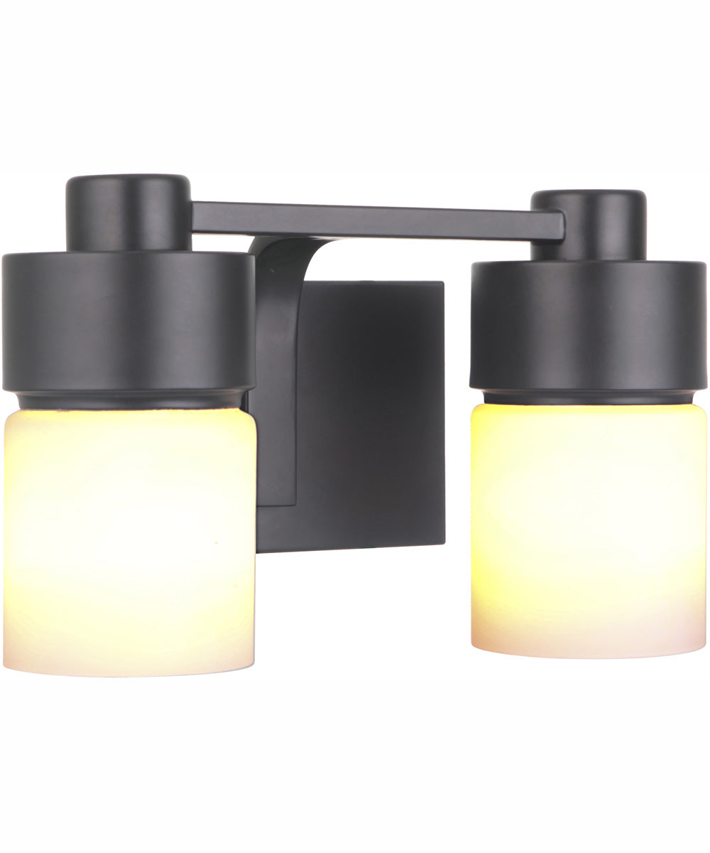 District 2-Light Vanity Flat Black